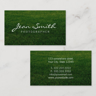 Minimalist Typography Elegant Professional Business Card