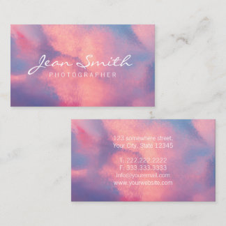 Minimalist Typography Elegant Professional Business Card