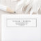 Minimalist Typography Return Address Label