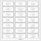Minimalist Typography Wedding Guest Address Labels