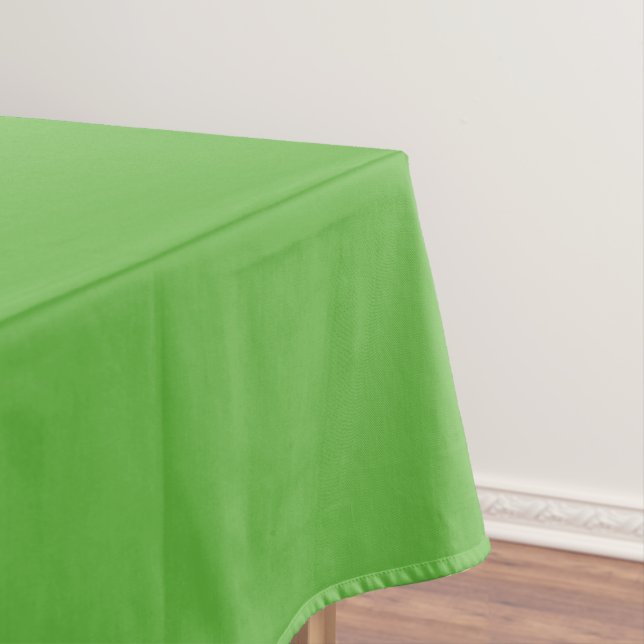 Minimalist Uni-coloured Spring Green Tablecloth (In Situ)
