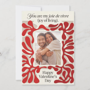 Minimalist Valentine Postcard