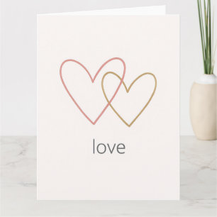 Minimalist Valentine’s Day Greeting Card