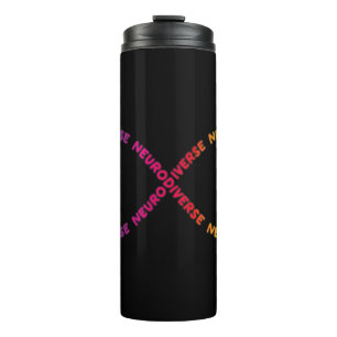 Minimalist version, a stylish atypical neurodivers thermal tumbler