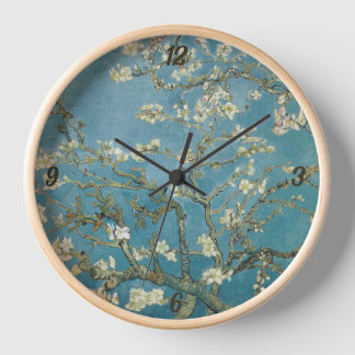 Minimalist Vincent van Gogh's Almond blossom Clock
