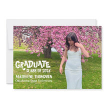 Minimalist Vintage Picture Collage Graduation 