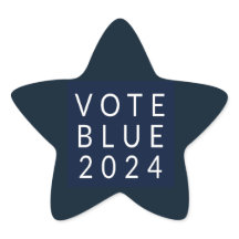 Minimalist Vote Blue Kamala Harris 2024