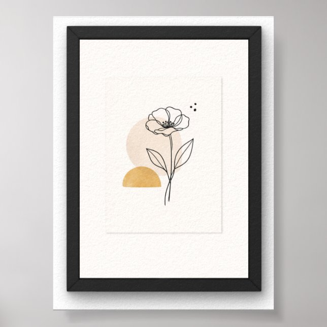 minimalist wall art poster (Front)