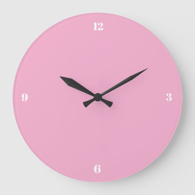 Minimalist  Wall Clock | Modern Pastel Room Decor  (Front)