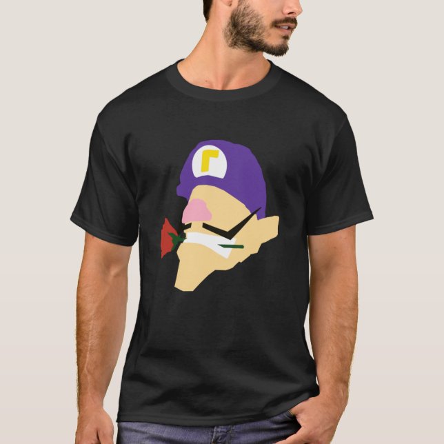 Minimalist Waluigi Classic T-Shirt (Front)