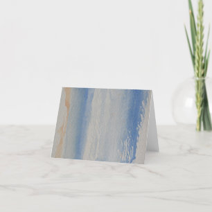 Minimalist Watercolor Beach greeting Card