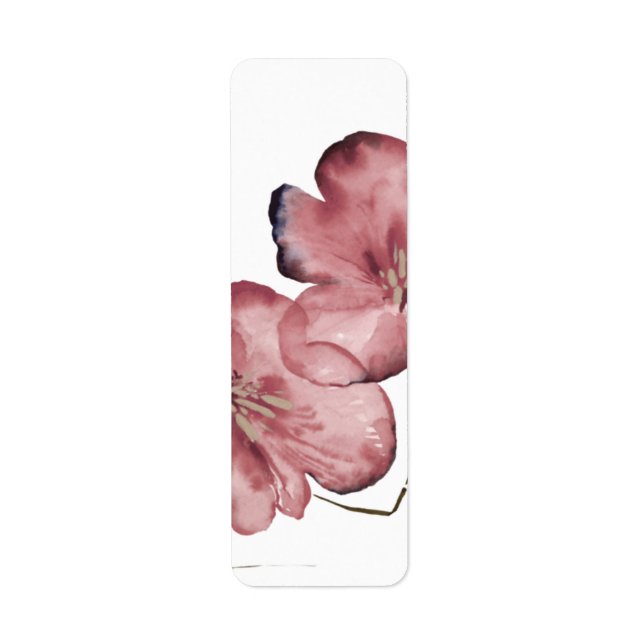 Minimalist Watercolor Blossom (Front)