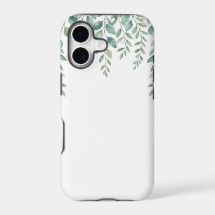 Minimalist Watercolor Eucalyptus Cascading Monogra