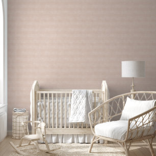 Minimalist Watercolor Soft Peach Gouache Nursery Wallpaper