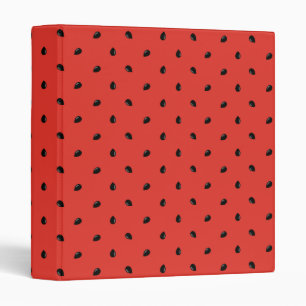 Minimalist Watermelon Seed Pattern Binder
