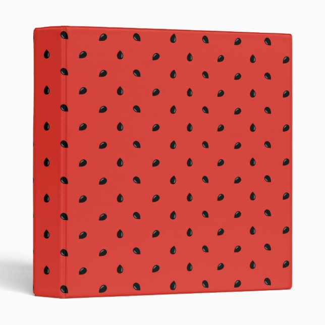 Minimalist Watermelon Seed Pattern Binder (Front/Spine)