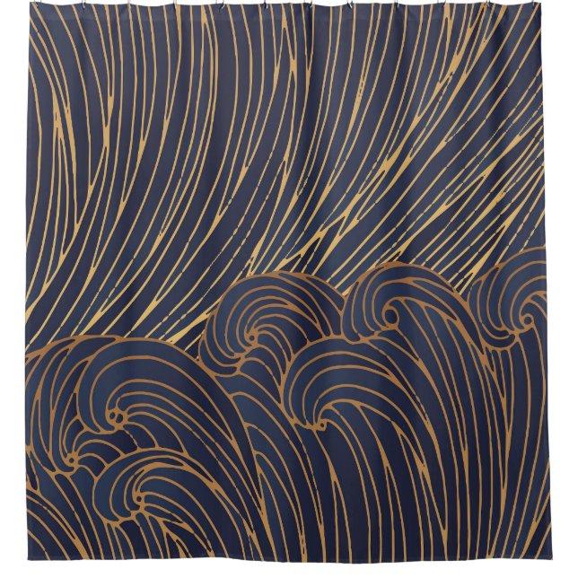 Minimalist waves, mountain line art. (Front)