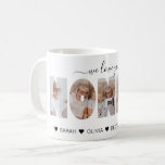 Minimalist We Love You NONNA Photo Collage Coffee Mug<br><div class="desc">Create a sweet gift for grandma with this seven photo collage plaque. NONNA will serve as the frame of each photo.</div>