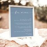 Minimalist Wedding Bar Menu, Blue Drink Menu Sign<br><div class="desc">This beautiful Drink Menu Sign features a beautifully modern minimalist elegance to display at your wedding or special event. Easily edit most wording to match your style. Text and background colours are fully editable —> click the "Customize Further" button to edit!</div>