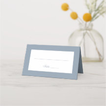 Minimalist Wedding Dusty Blue