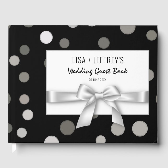 Minimalist Wedding Guest Book (Front)