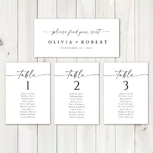 Minimalist Wedding Head Table Sign
