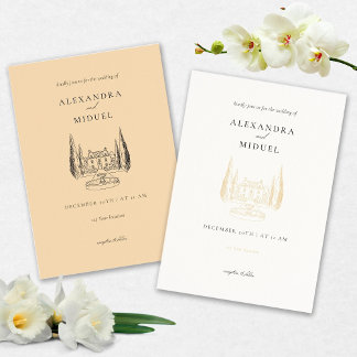 Minimalist Wedding Invitation