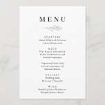 Minimalist Wedding Menus by PAPER & LACE<br><div class="desc">Create your wedding menus with this elegant and timeless design. Make sure to shop the entire collection from PAPER & LACE where you will always find the top designs of the season. Every item can be customized for a truly one of a kind wedding stationery collection.</div>