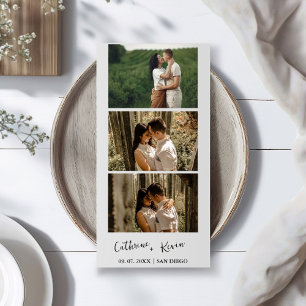 Minimalist Wedding Photo booth overlay Thank You Save The Date
