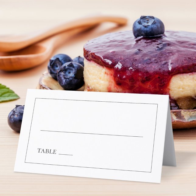 Minimalist Wedding Place Card (Creator Uploaded)