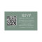 Minimalist Wedding Sage Green QR RSVP