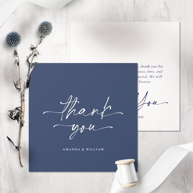 Minimalist Wedding Thank You Card (Creator Uploaded)