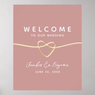Minimalist Wedding Welcome Poster