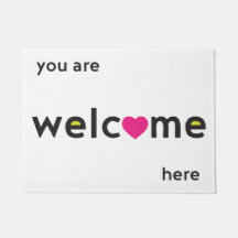 Minimalist Welcome Mat