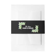 Minimalist White and Green Flower