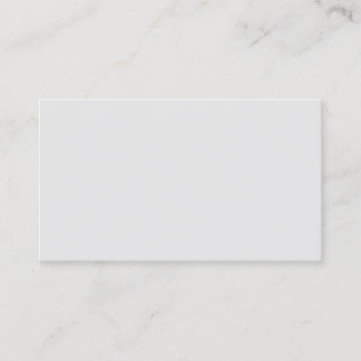 Minimalist White Calling Card | Luxury Brand