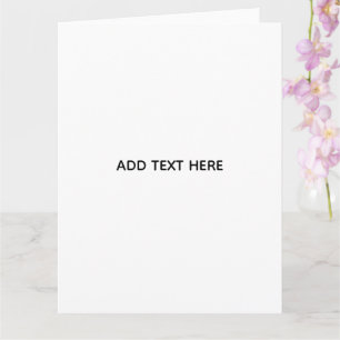 Minimalist White Elegant for Any Occasions Card