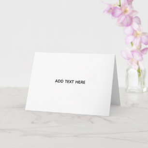 Minimalist White Elegant for Any Occasions Card