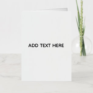 Minimalist White Elegant for Any Occasions Foil Holiday Card