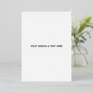 Minimalist White Elegant for Any Occasions Foil Holiday Card