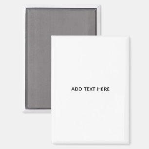 Minimalist White Elegant for Any Occasions Magnet