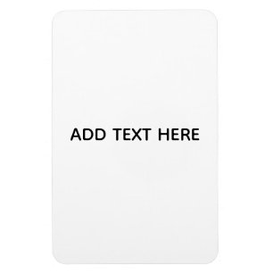 Minimalist White Elegant for Any Occasions Magnet