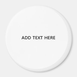 Minimalist White Elegant for Any Occasions Magnet
