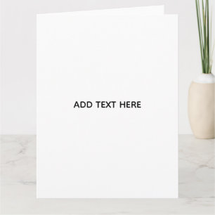 Minimalist White Elegant for Any Occasions Thank You Card