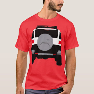 Minimalist White FJ Cruiser T-Shirt