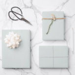 Minimalist White Light Sage Solid Colour Green  Wrapping Paper Sheet<br><div class="desc">Minimalist White Light Sage Solid Colour Green Wrapping Paper Sheets. Beautiful for a light Christmas theme,  greenery theme wedding,  pastel green baby shower event</div>