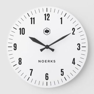 Minimalist White Wall Clock