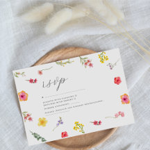 Minimalist wildflower- spring botanical wedding 