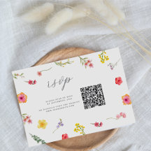 Minimalist Wildflower-  Spring Botanical wedding