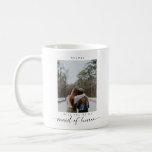 Minimalist Will you be my Maid of Honour Photo Chi Coffee Mug<br><div class="desc">Modern,  simple,  minimal Maid of honour proposal coffee mug with custom photo.</div>